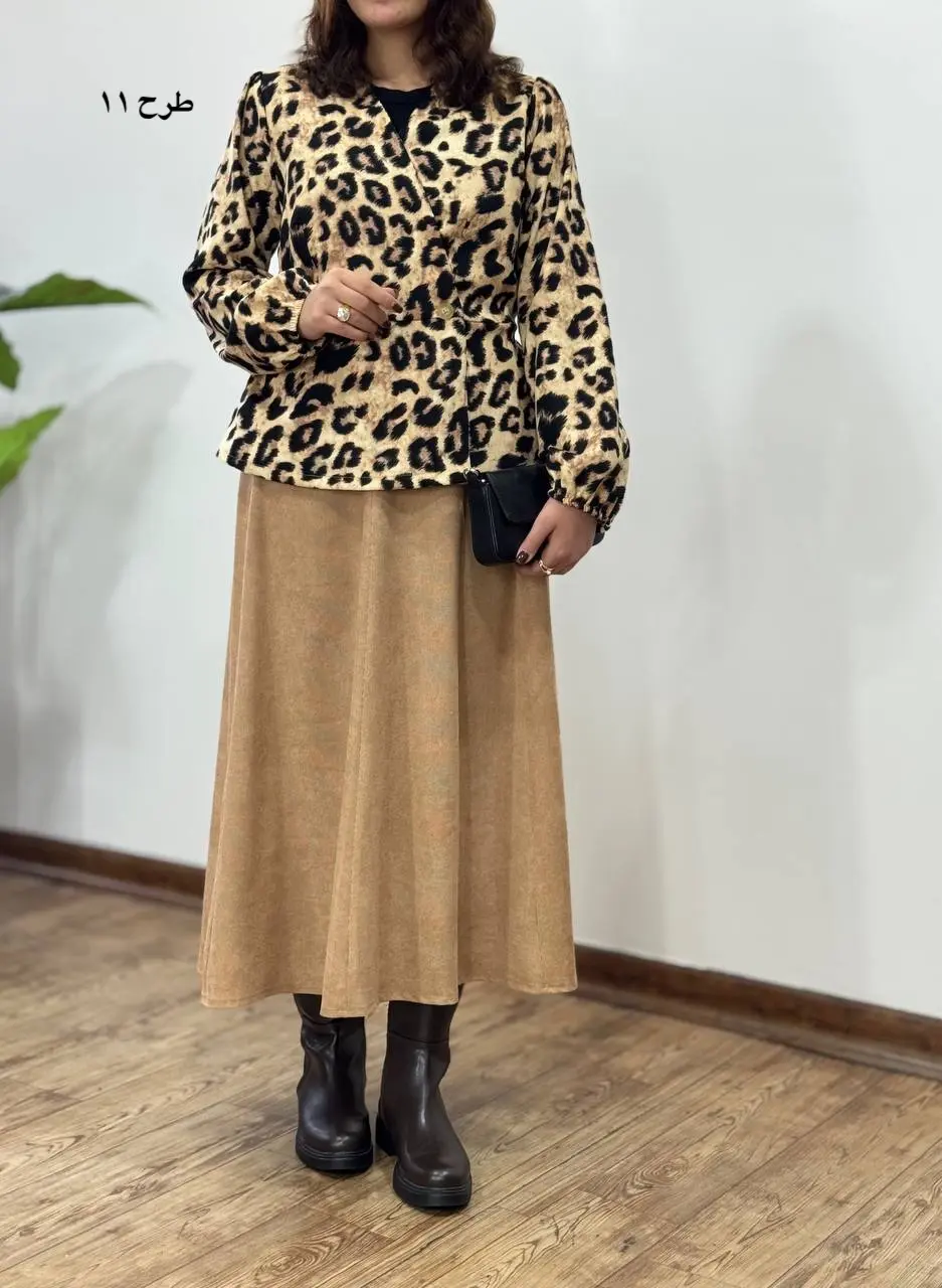 ست تونیک و دامن هانیل 3 کد 4138